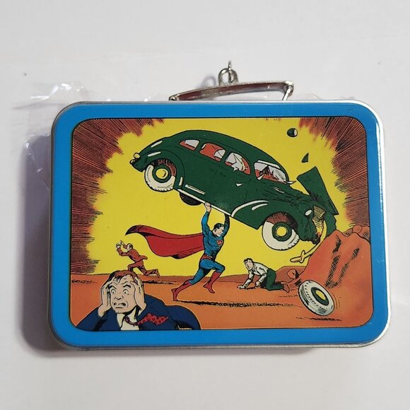 NIB - Vintage Hallmark Superman Tin Lunchbox Commemorative Edition - 1998 - Picture 3 of 14